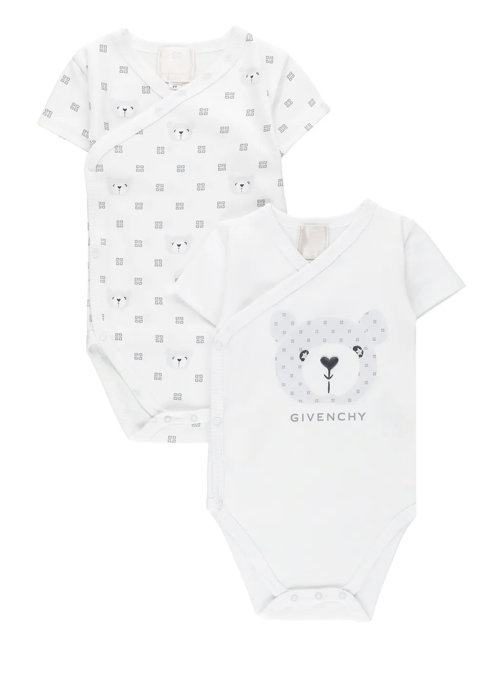 Givenchy Kids 2 Pack V-Neck Short-Sleeved Bodysuit