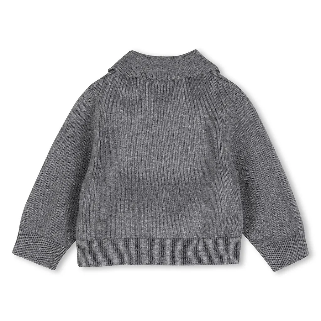 Givenchy Kids Logo-Embroidered Buttoned Knitted Tracksuit