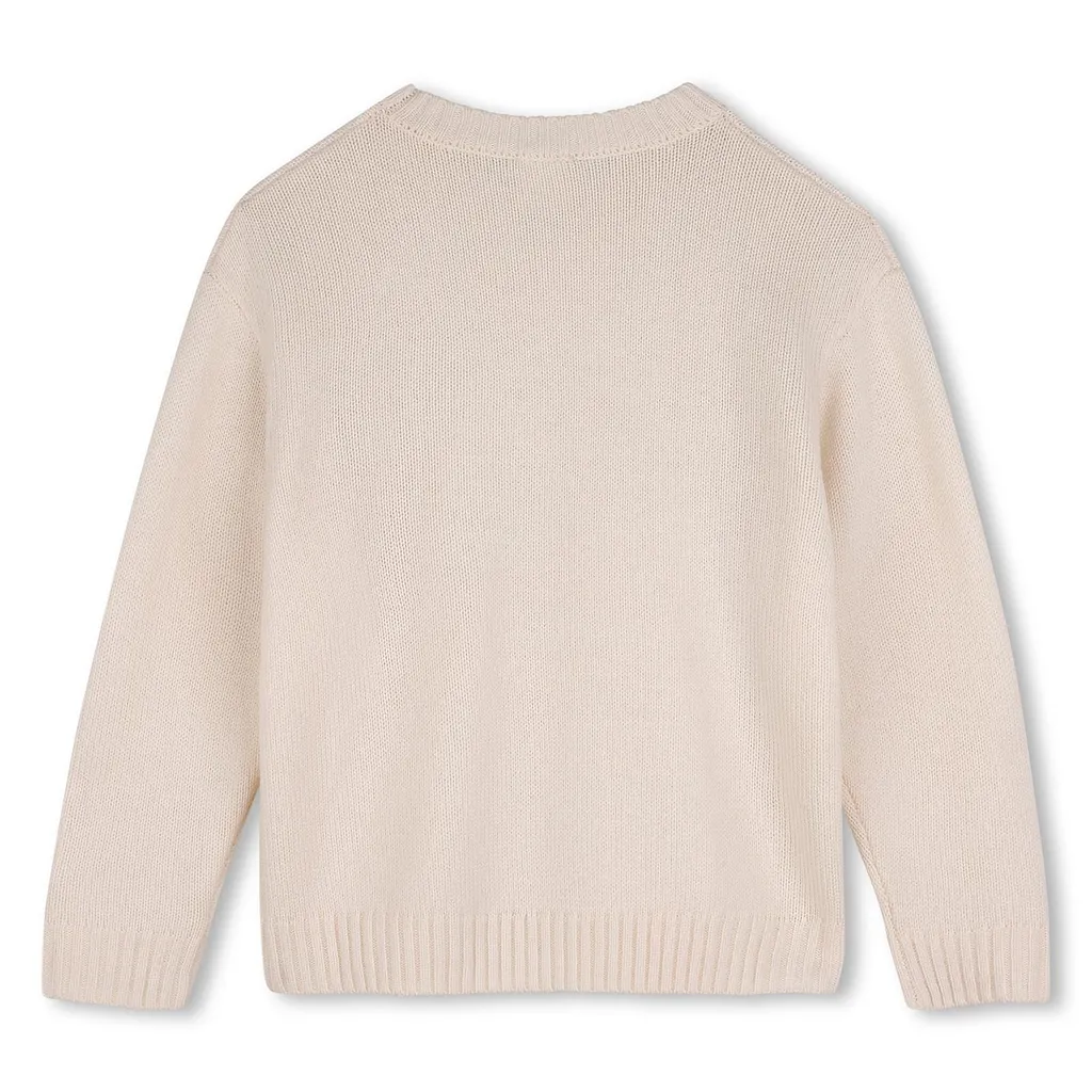 Givenchy Kids Logo Embroidered Crewneck Jumper
