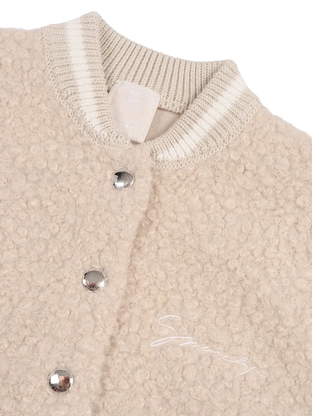 Givenchy Kids Logo-Embroidered Button-Up Jacket