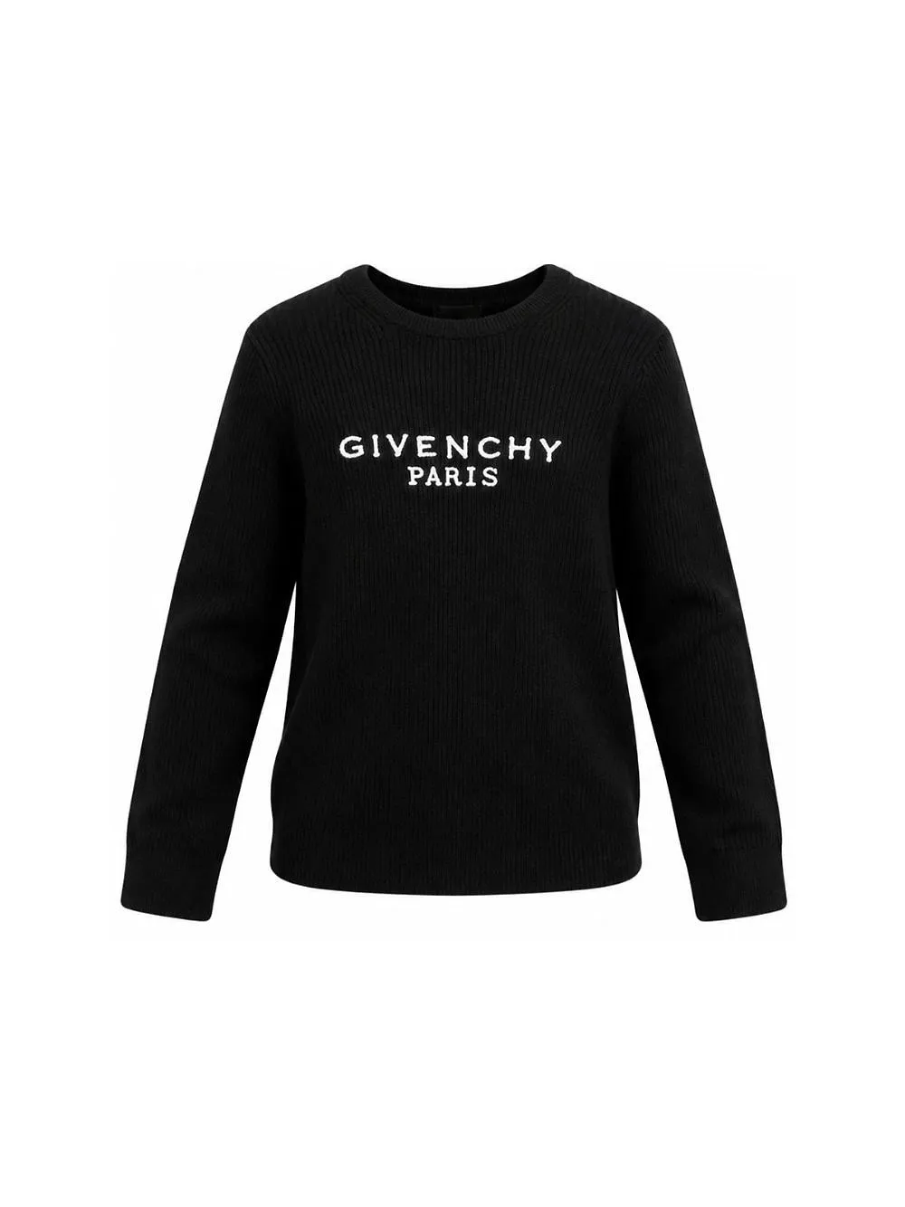 Givenchy Kids Logo Embroidered Crewneck Knitted Jumper
