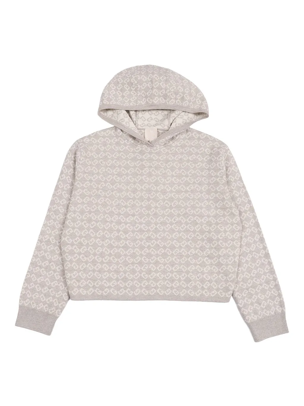 Givenchy Kids Logo-Jacquard Knitted Hoodie