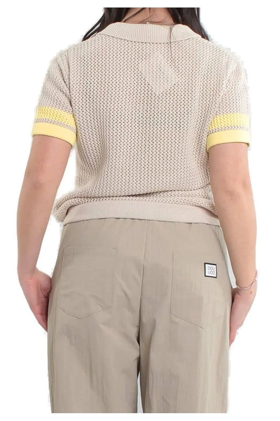 Givenchy Kids Striped Tipping Knitted Polo Shirt