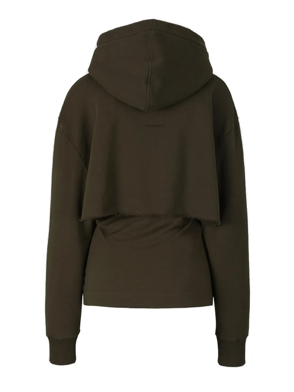 Givenchy Logo Embroidered Layered Effect Hoodie
