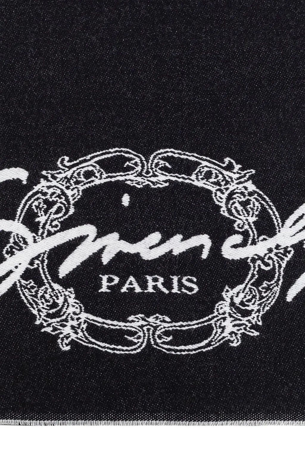 Givenchy Logo Frayed Edge Scarf