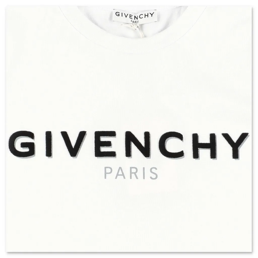 Givenchy Kids Logo Printed Crewneck T-Shirt
