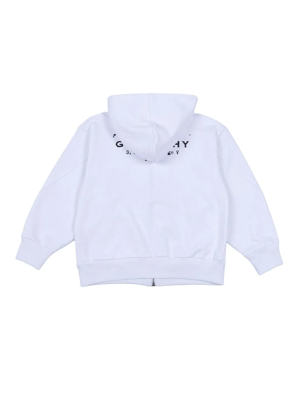 Givenchy Kids Logo Printed Zip-Up Hoodie