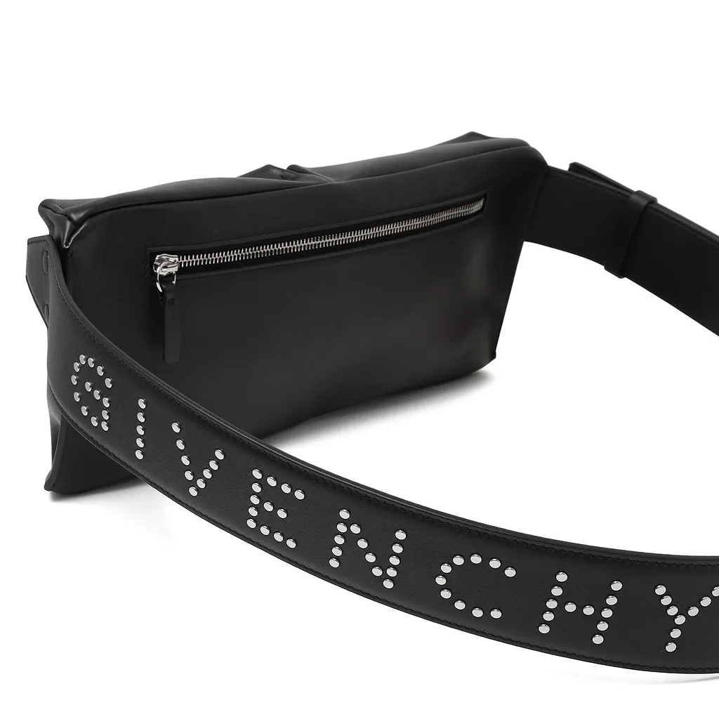Givenchy Logo Studded Multipocket Belt Bag