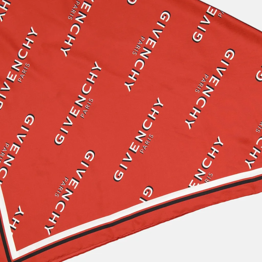 Givenchy Paris Shadow Signature Printed Scarf