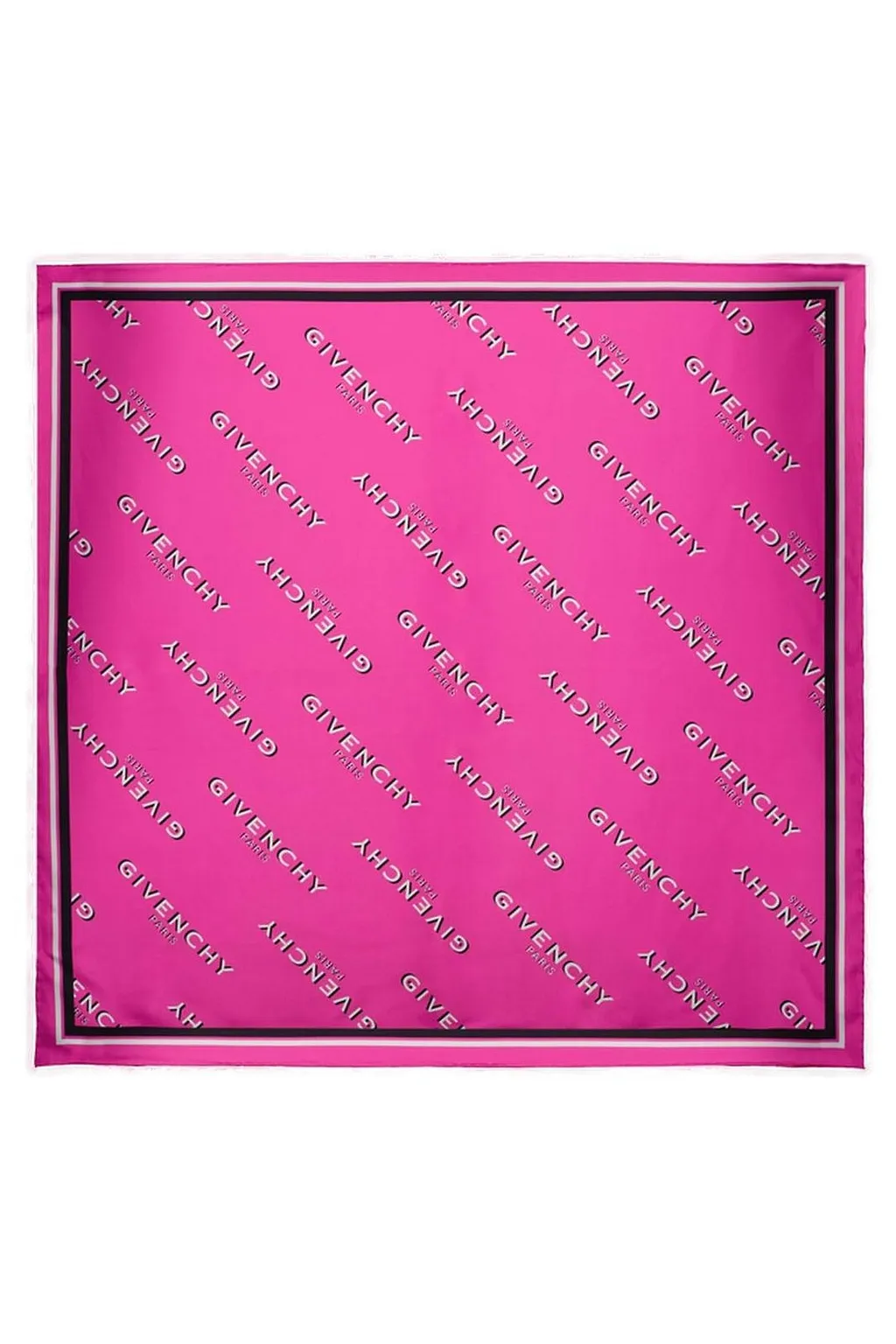 Givenchy Paris Shadow Signature Printed Square Scarf