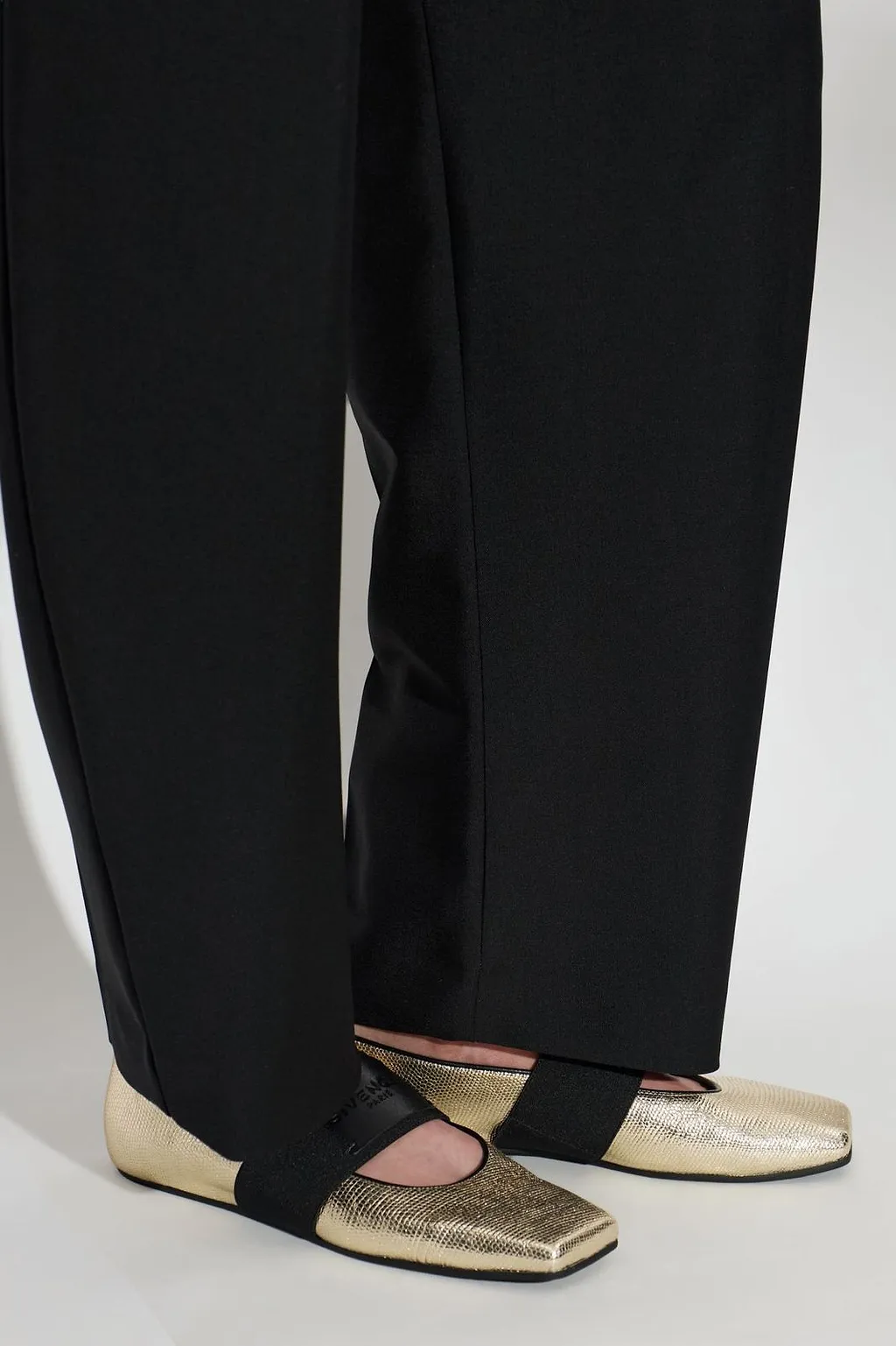 Givenchy Sliced Strap Ballet Flats