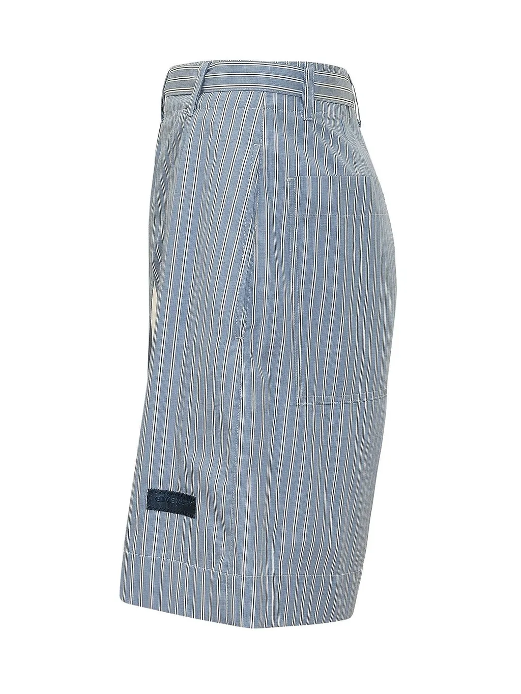 Striped Bermuda Shorts