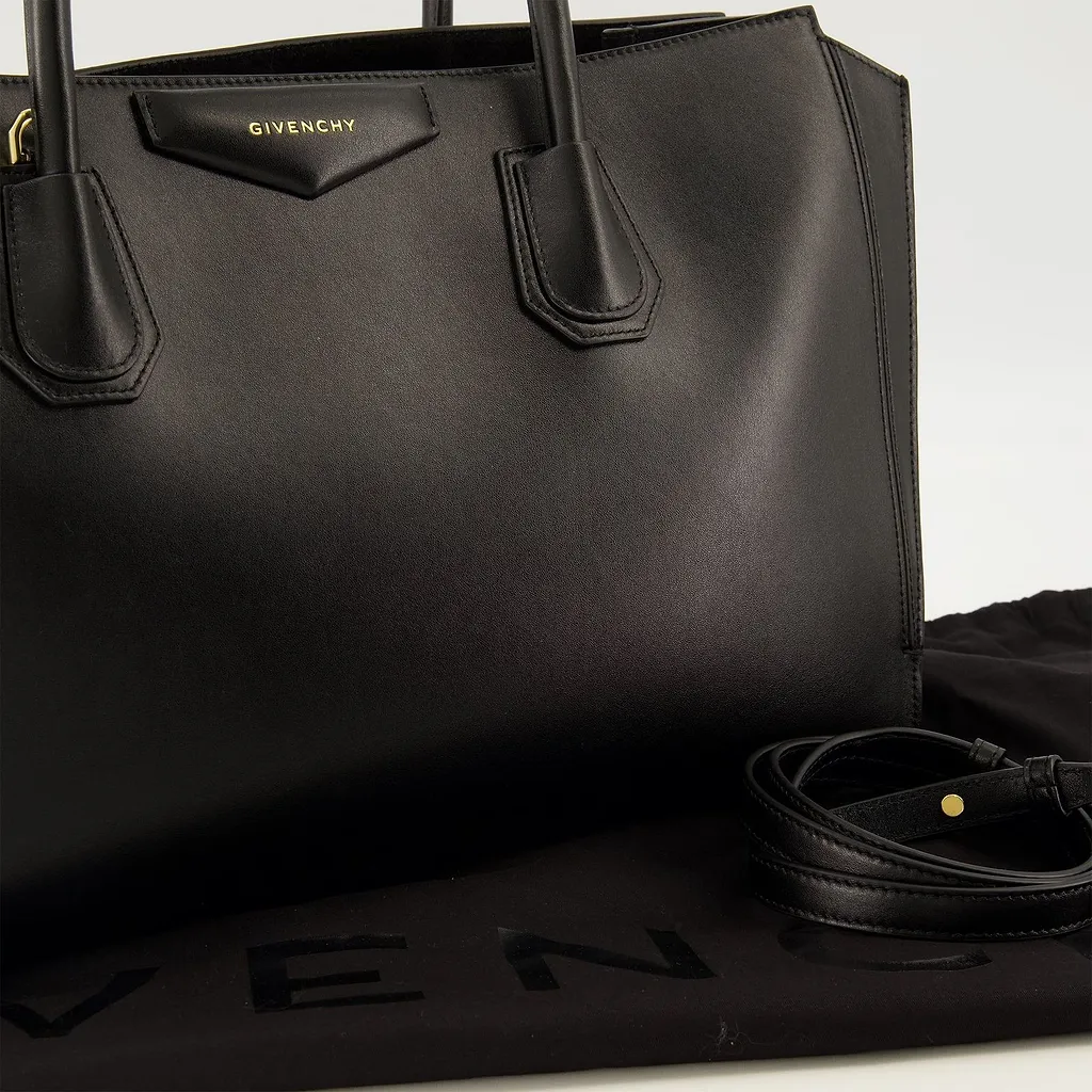 Givenchy Structured Logo Detailed Tote Bag