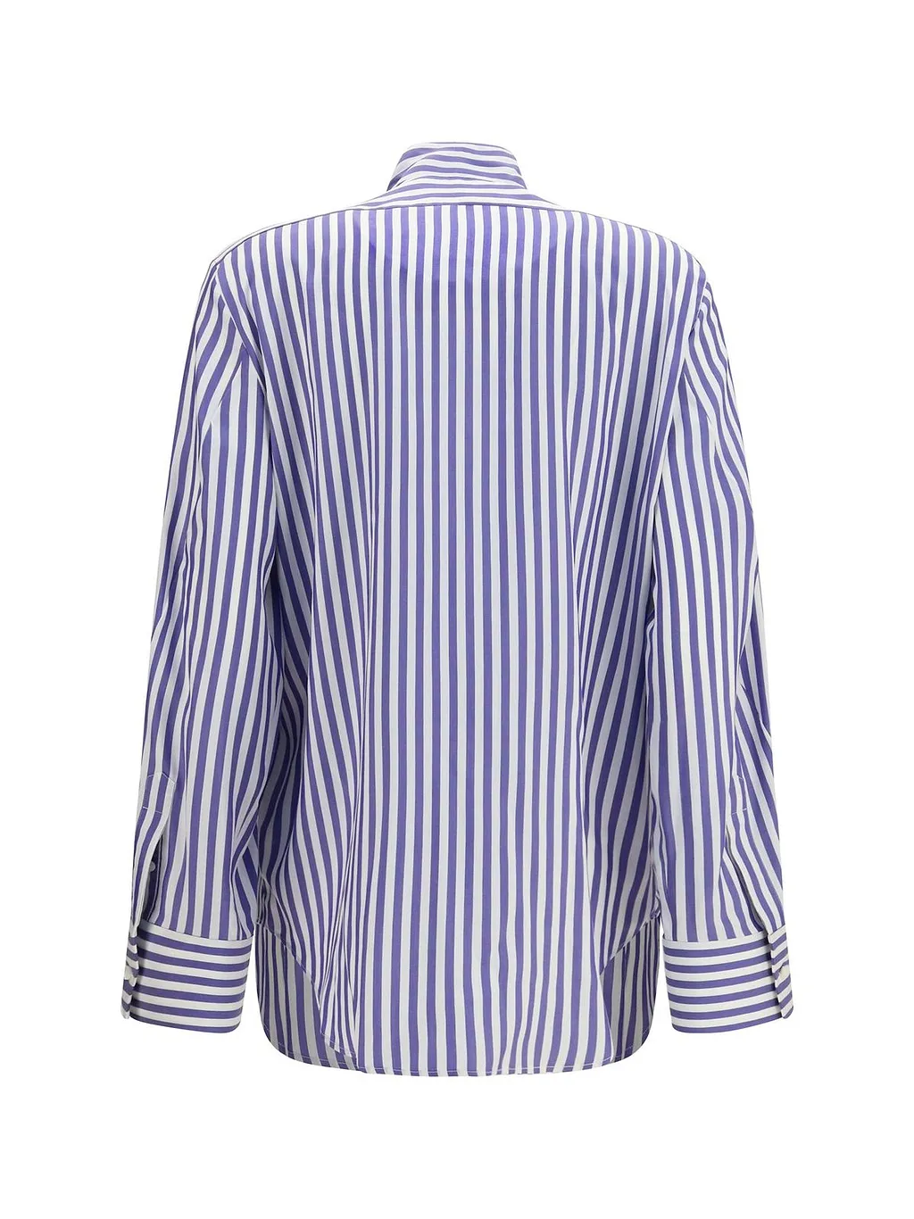 Givenchy Striped Bow-Collar Shirt