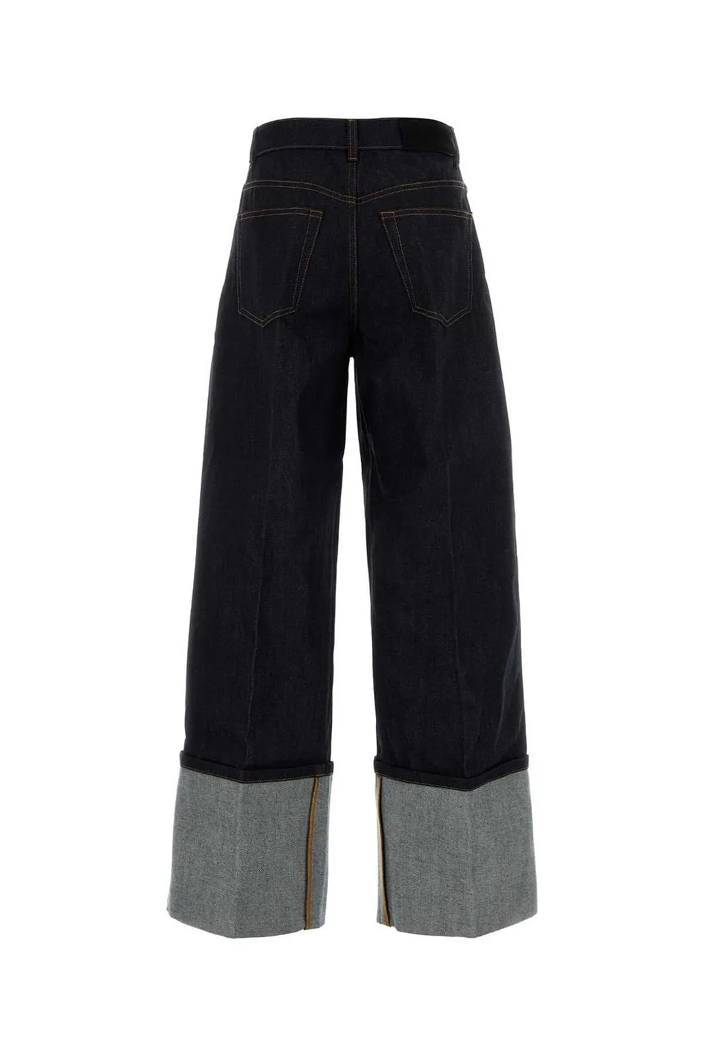 Givenchy Cuffed Hem Wide-Leg Jeans