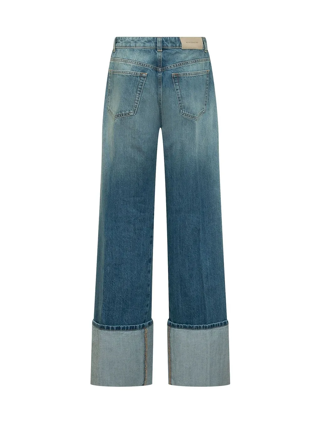 Turn-Up Hem Jeans