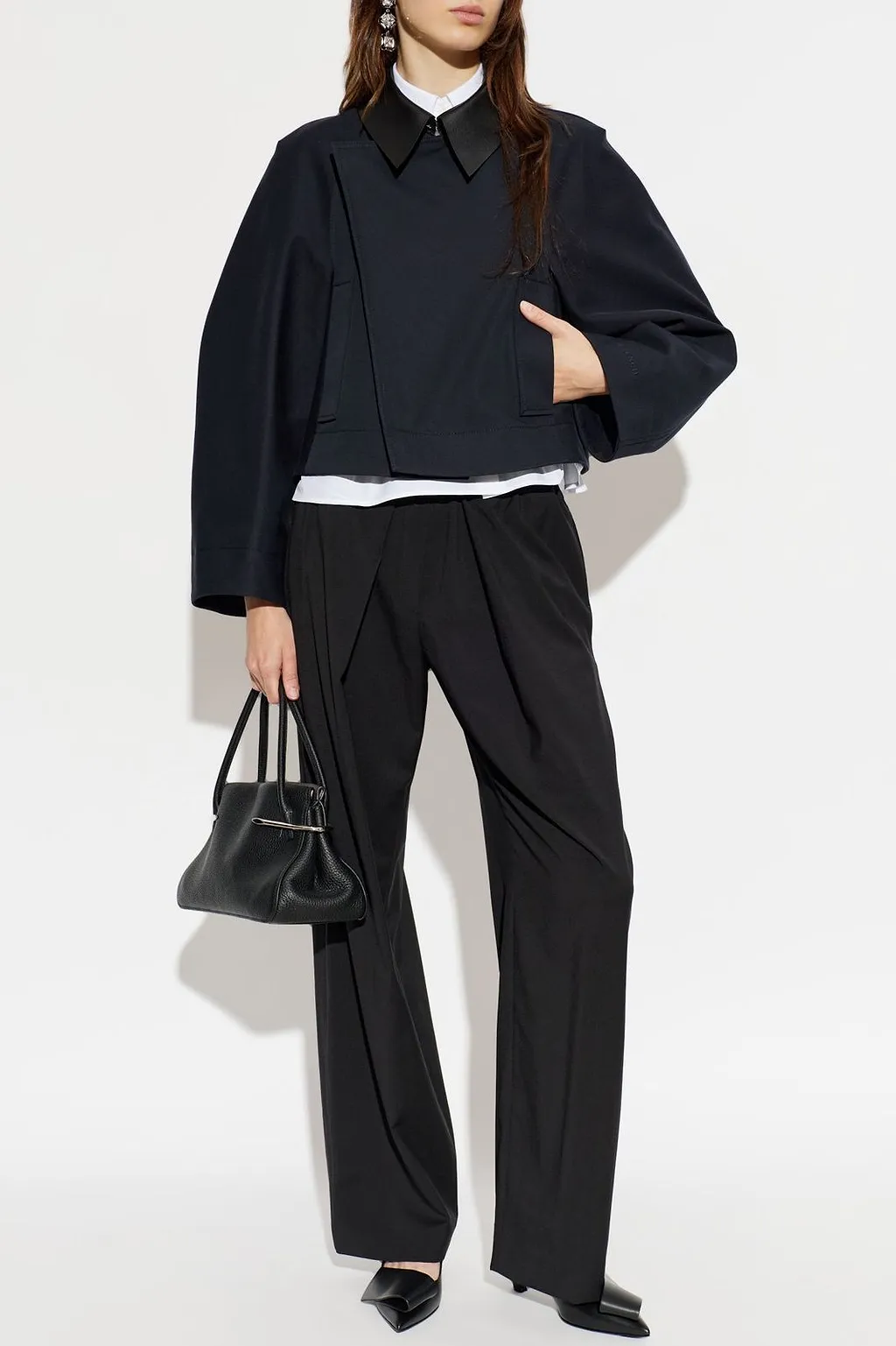 Givenchy Twisted Ribbon Slingback Heeled Pumps
