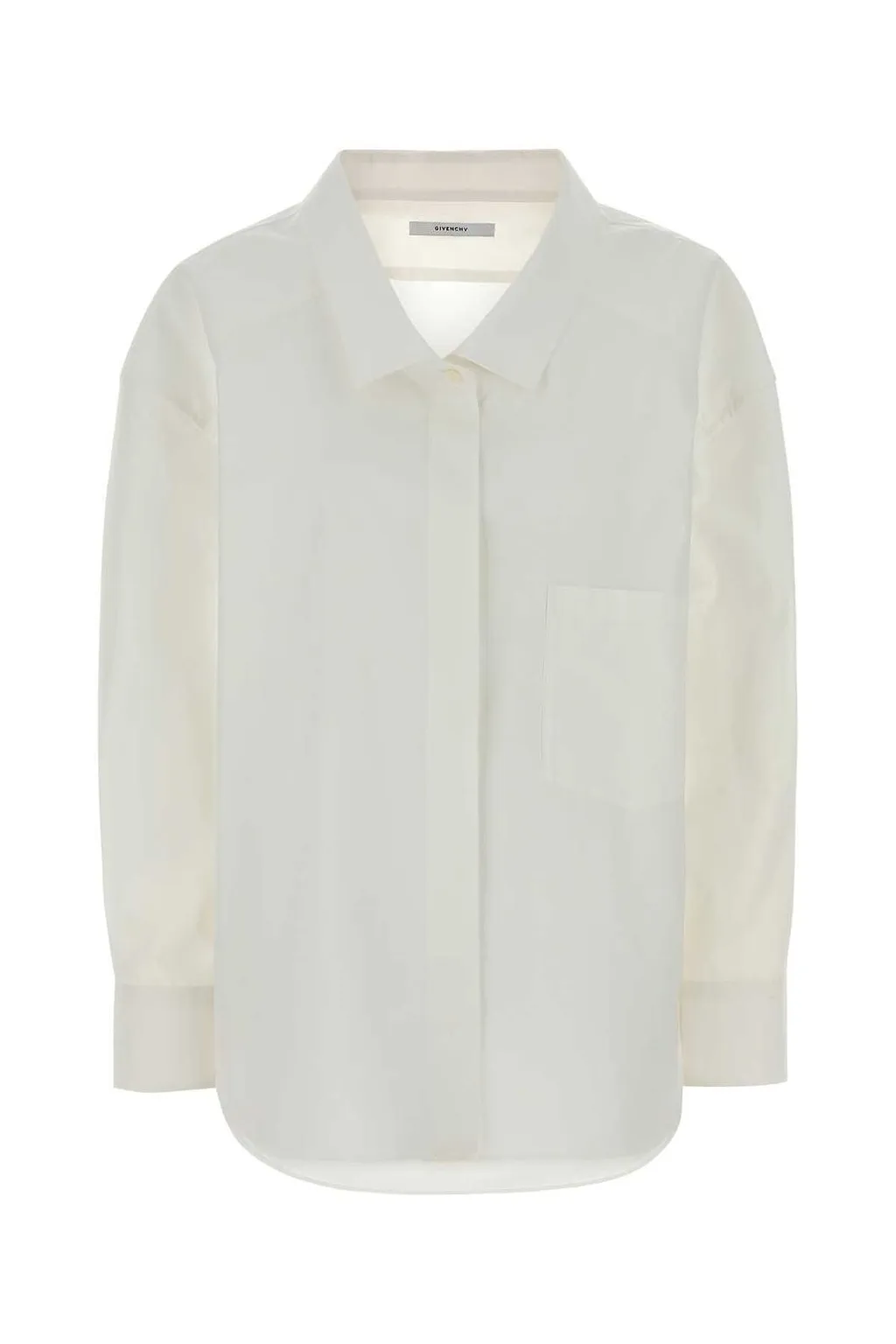 Givenchy Wide Collar Long Sleeved Shirt