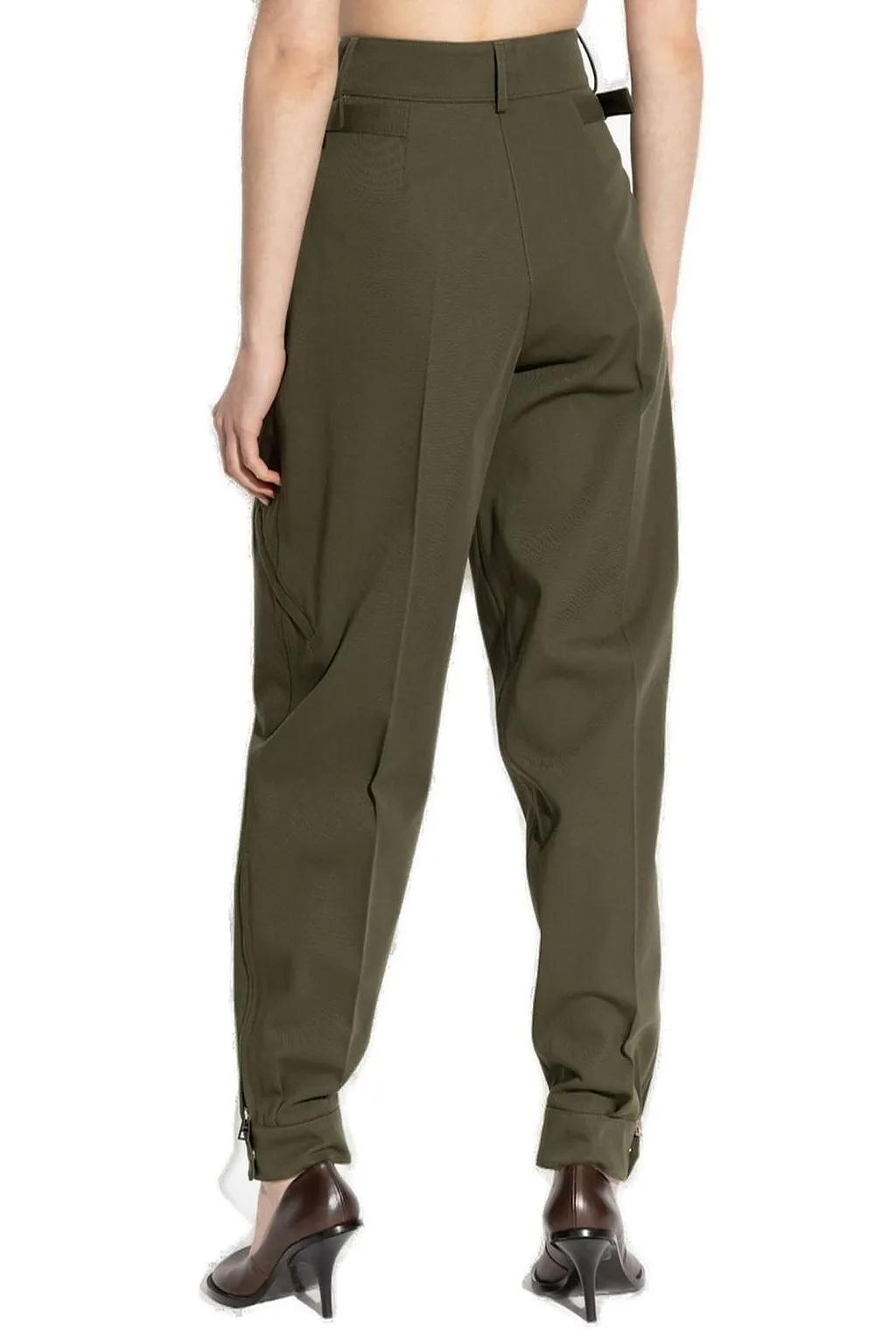 Givenchy Zip-Detailed Pleated Trousers