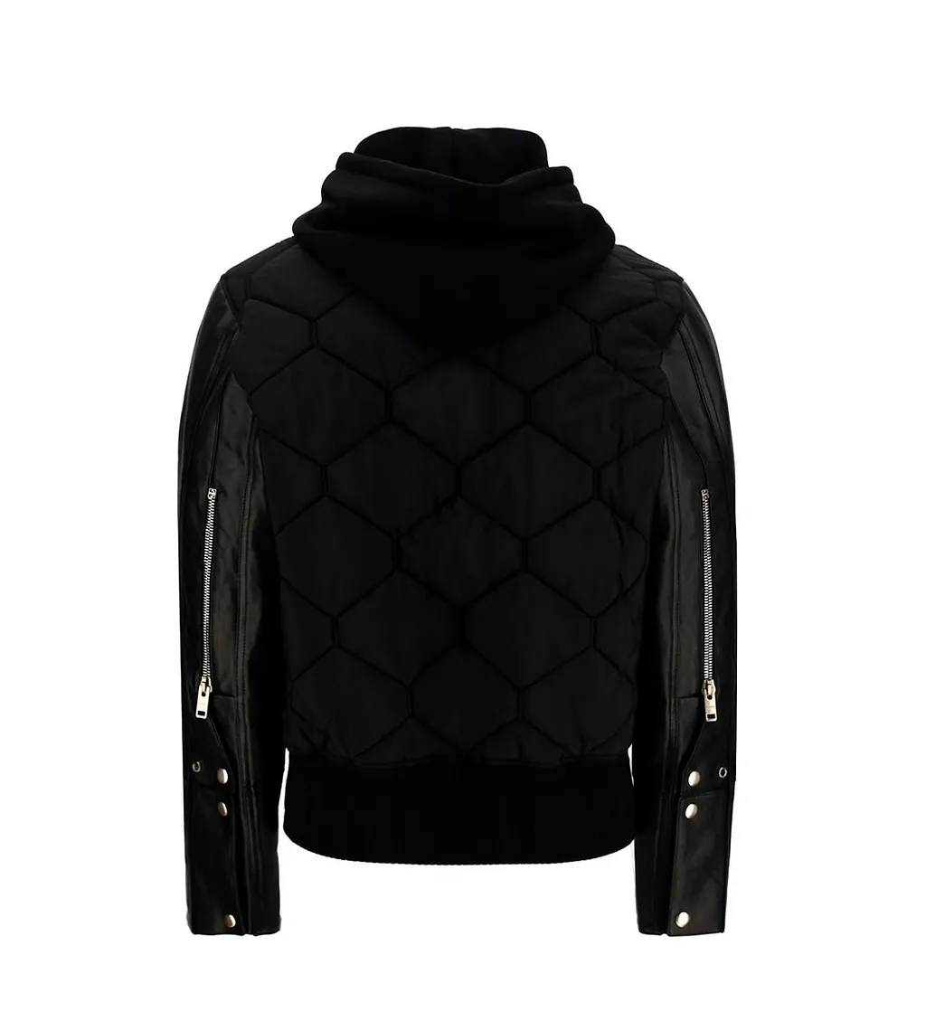 Zip-Up Drawstring Sweatshirt