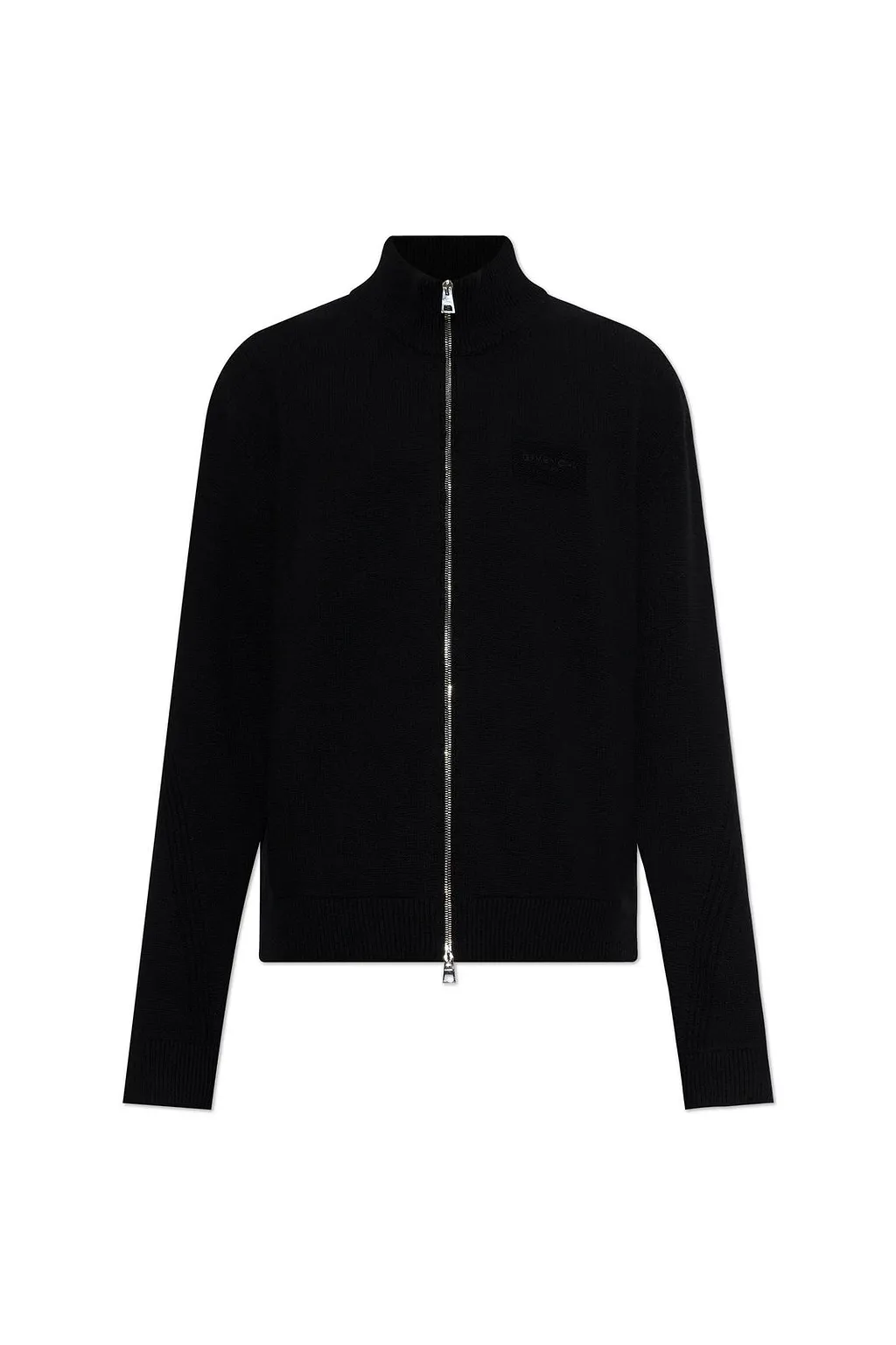 Givenchy Zip-Up Logo Cardigan