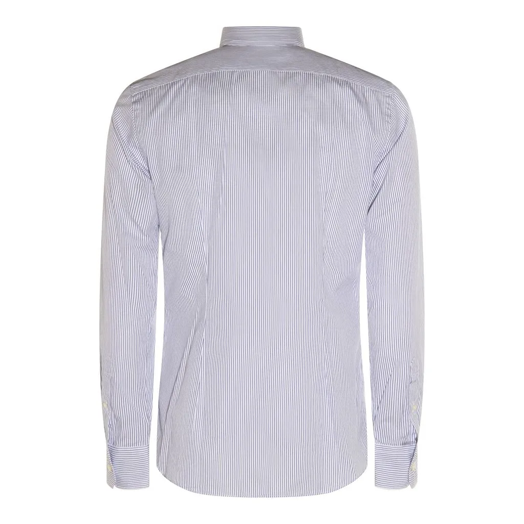 Glanshirt Long-Sleeved Striped Shirt