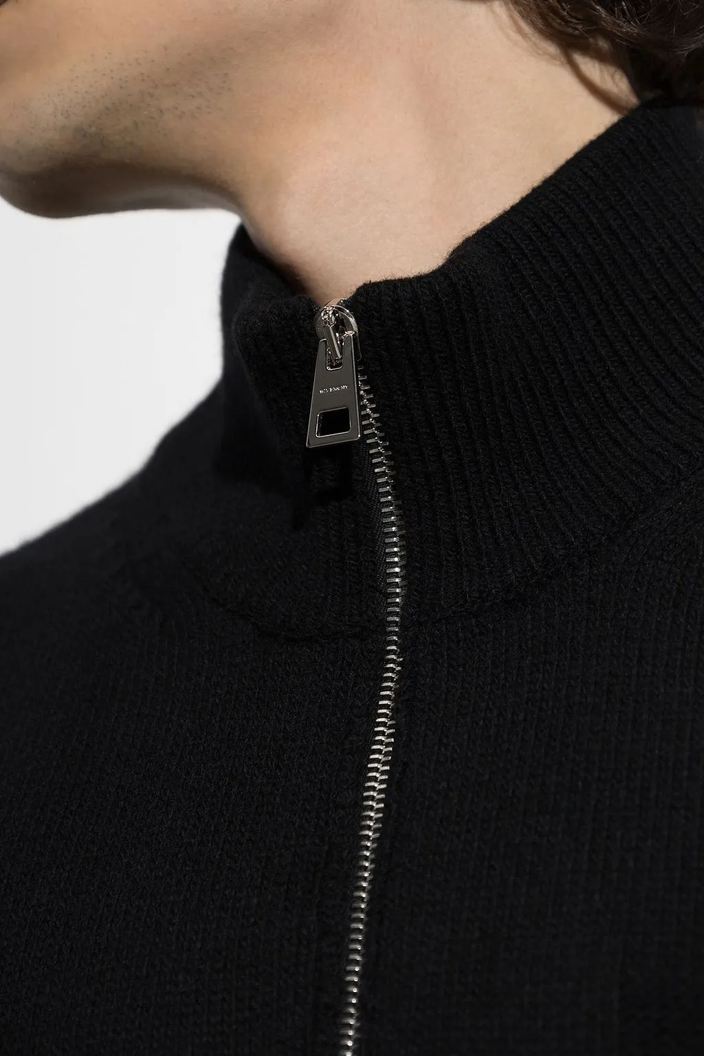 Givenchy Zip-Up Logo Cardigan