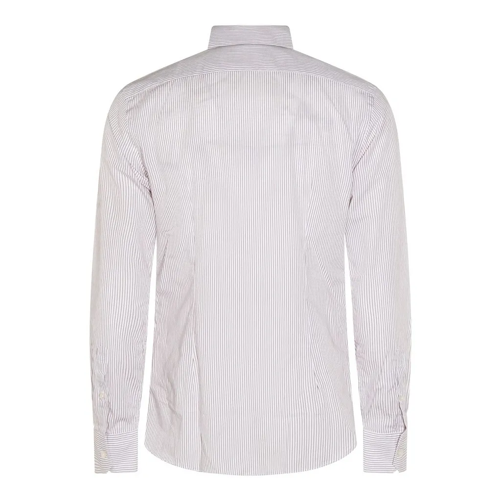 Glanshirt Long-Sleeved Striped Shirt