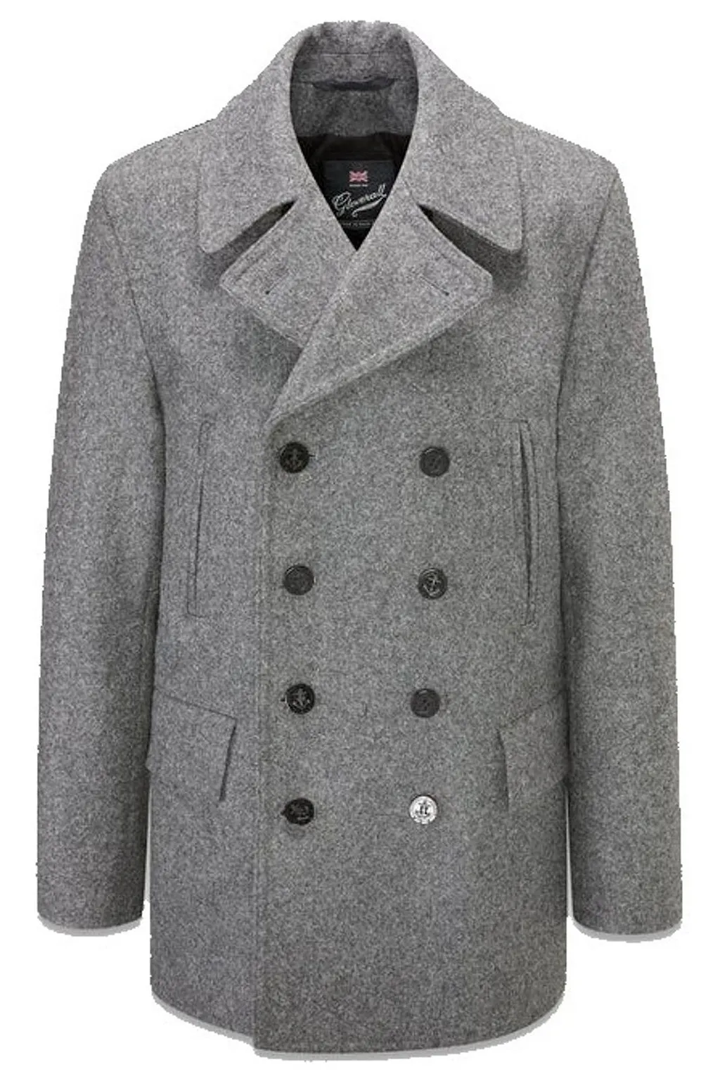 Gloverall Churchill Double-Breasted Peacoat