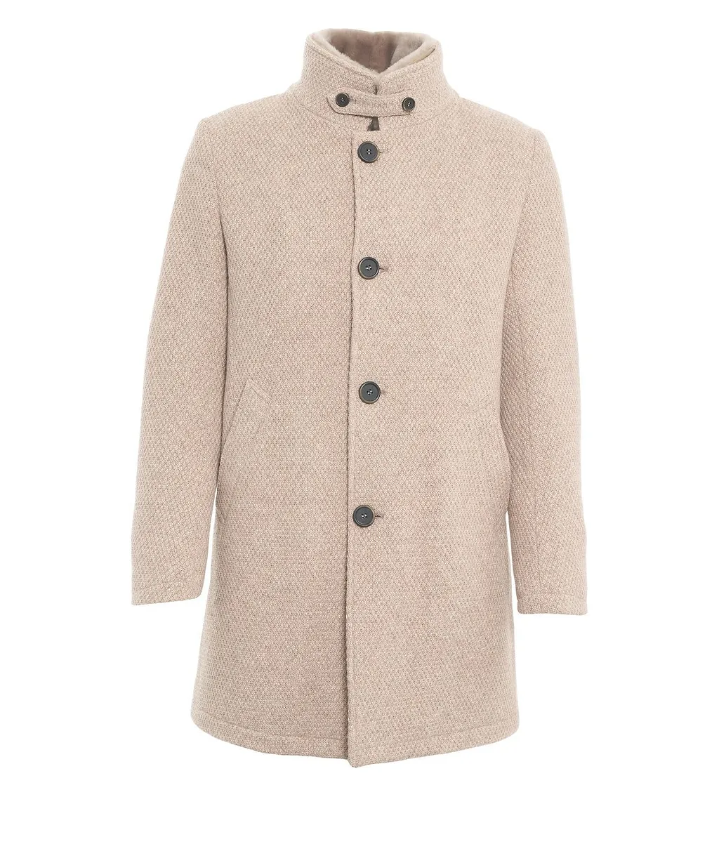 Single Breasted Long Sleeved Coat