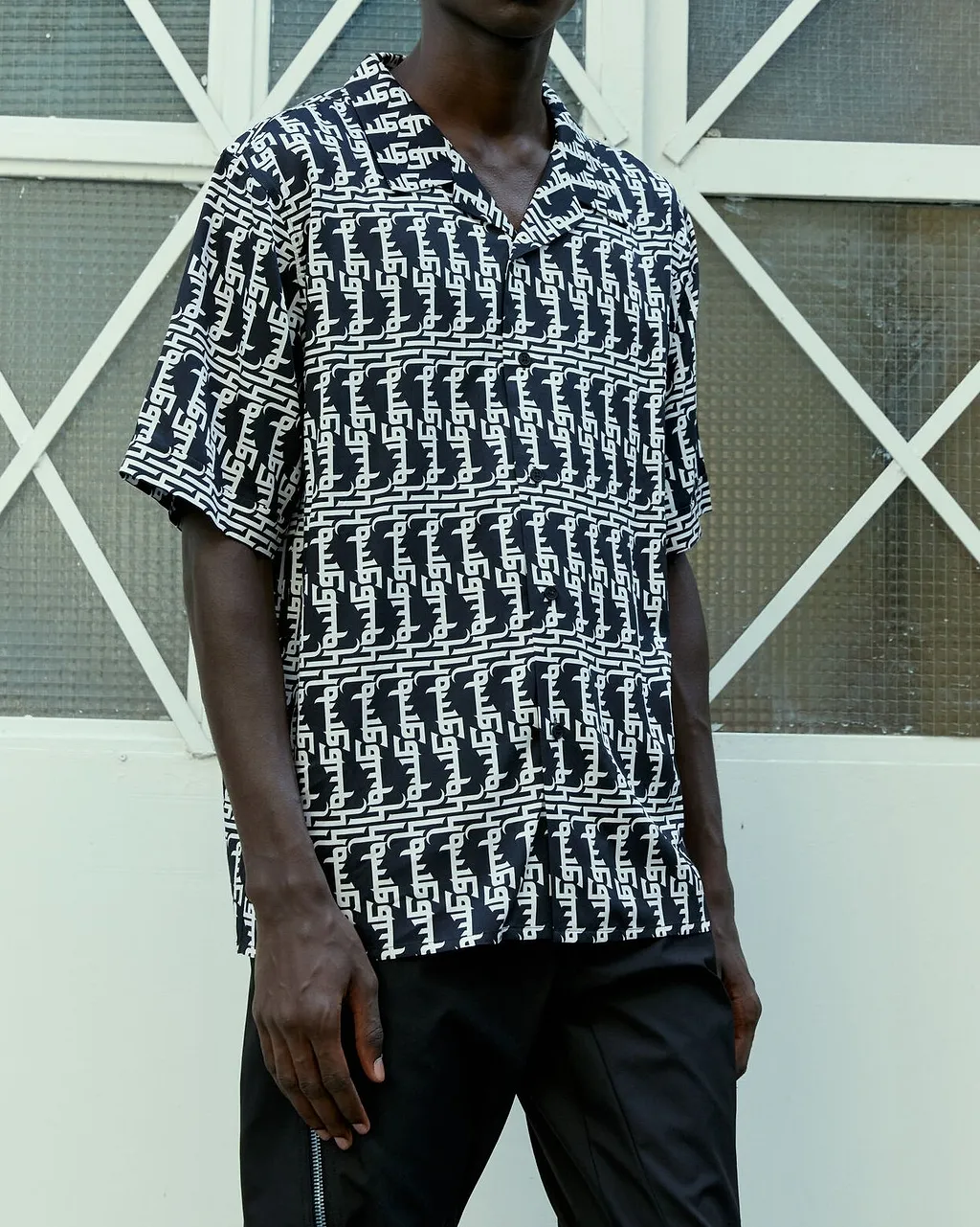 Luka Logo Pattern Shirt