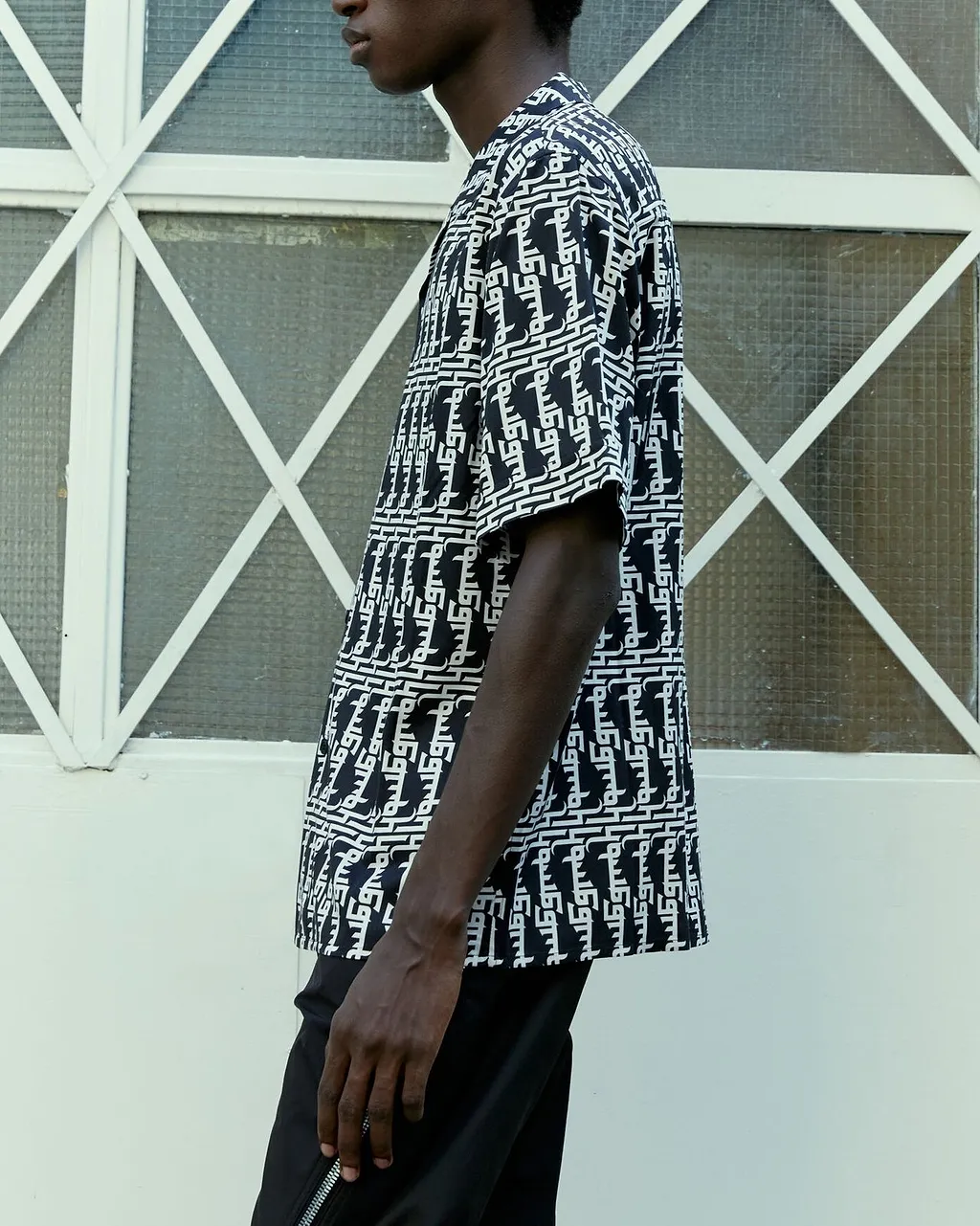 Luka Logo Pattern Shirt