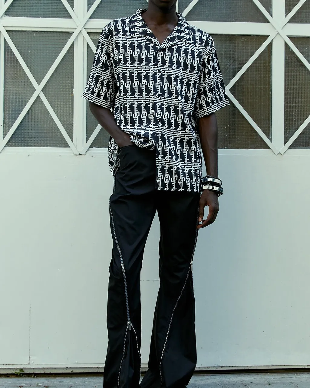 Luka Logo Pattern Shirt
