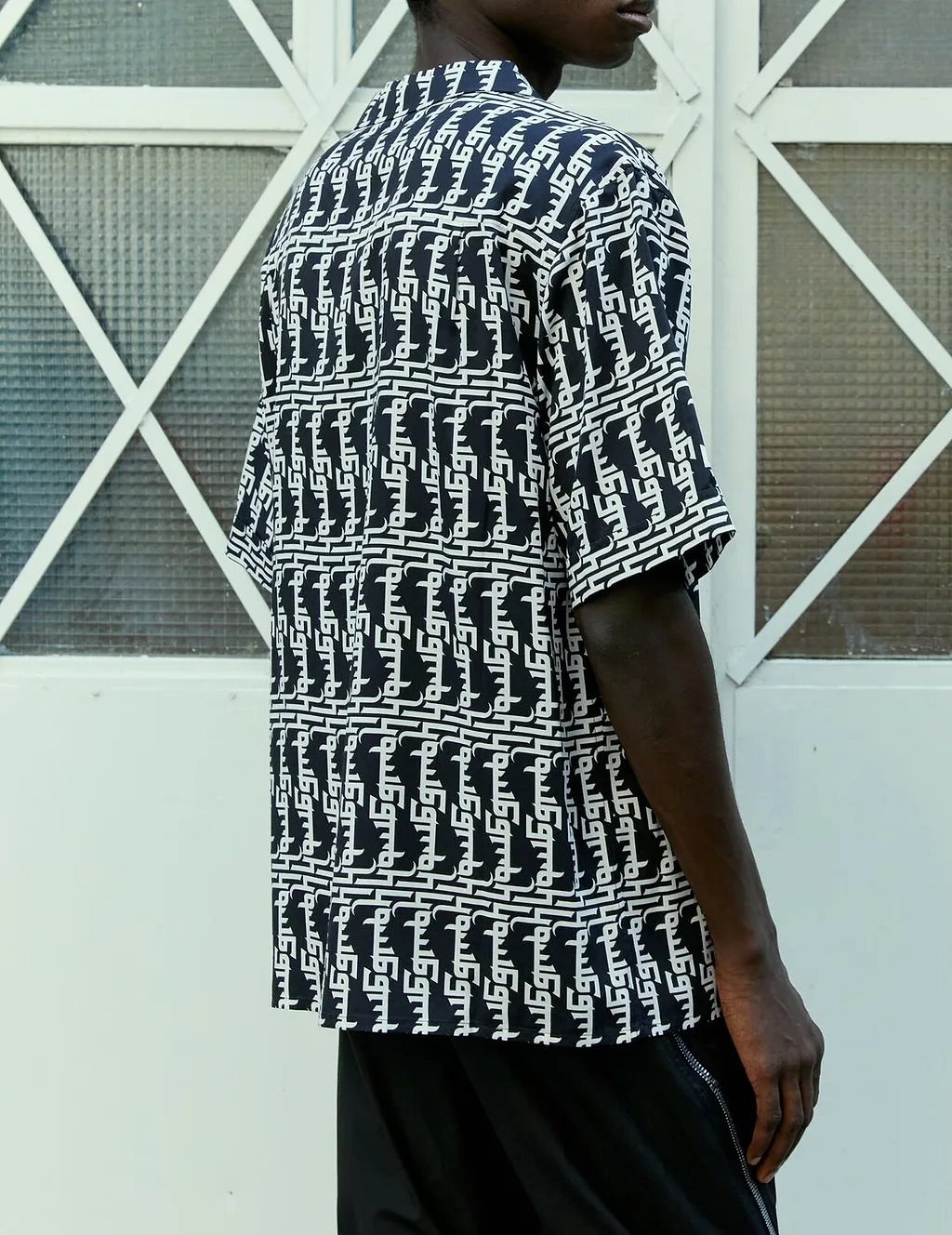 Luka Logo Pattern Shirt