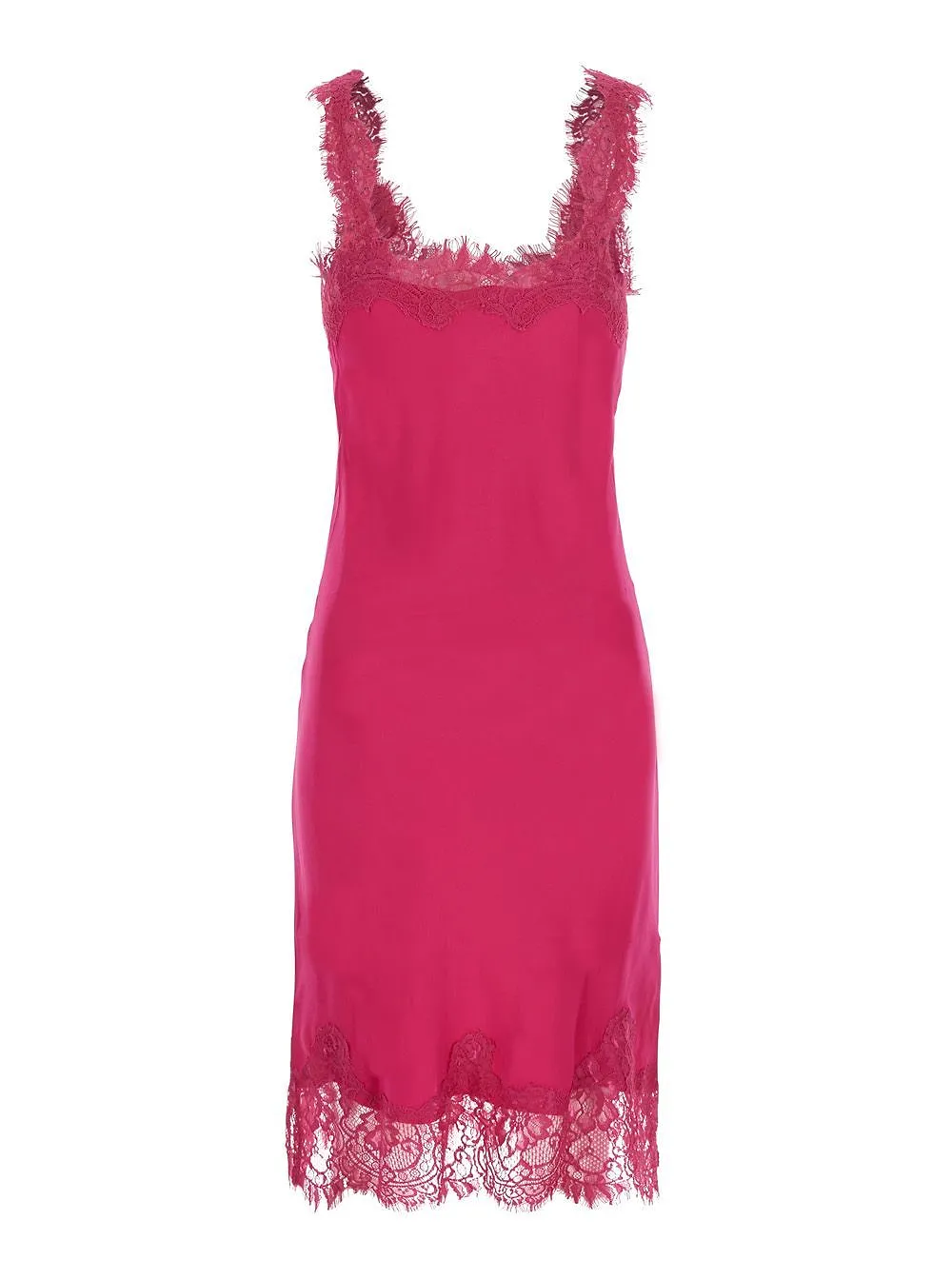 Gold Hawk Megan Lace-Trim Slip Dress