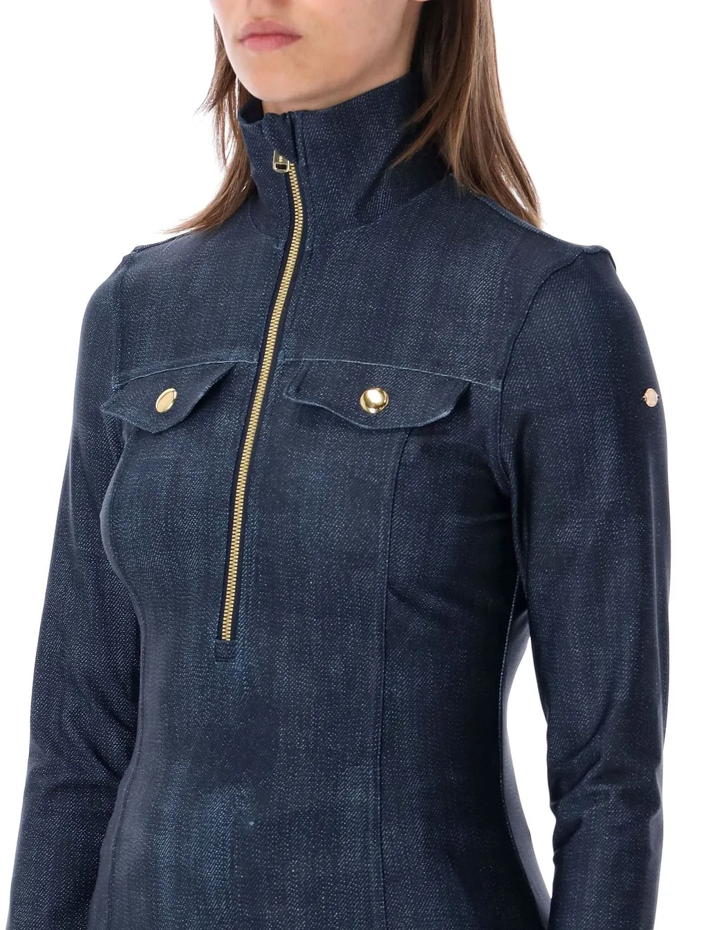 Yunnai Zip Front Top