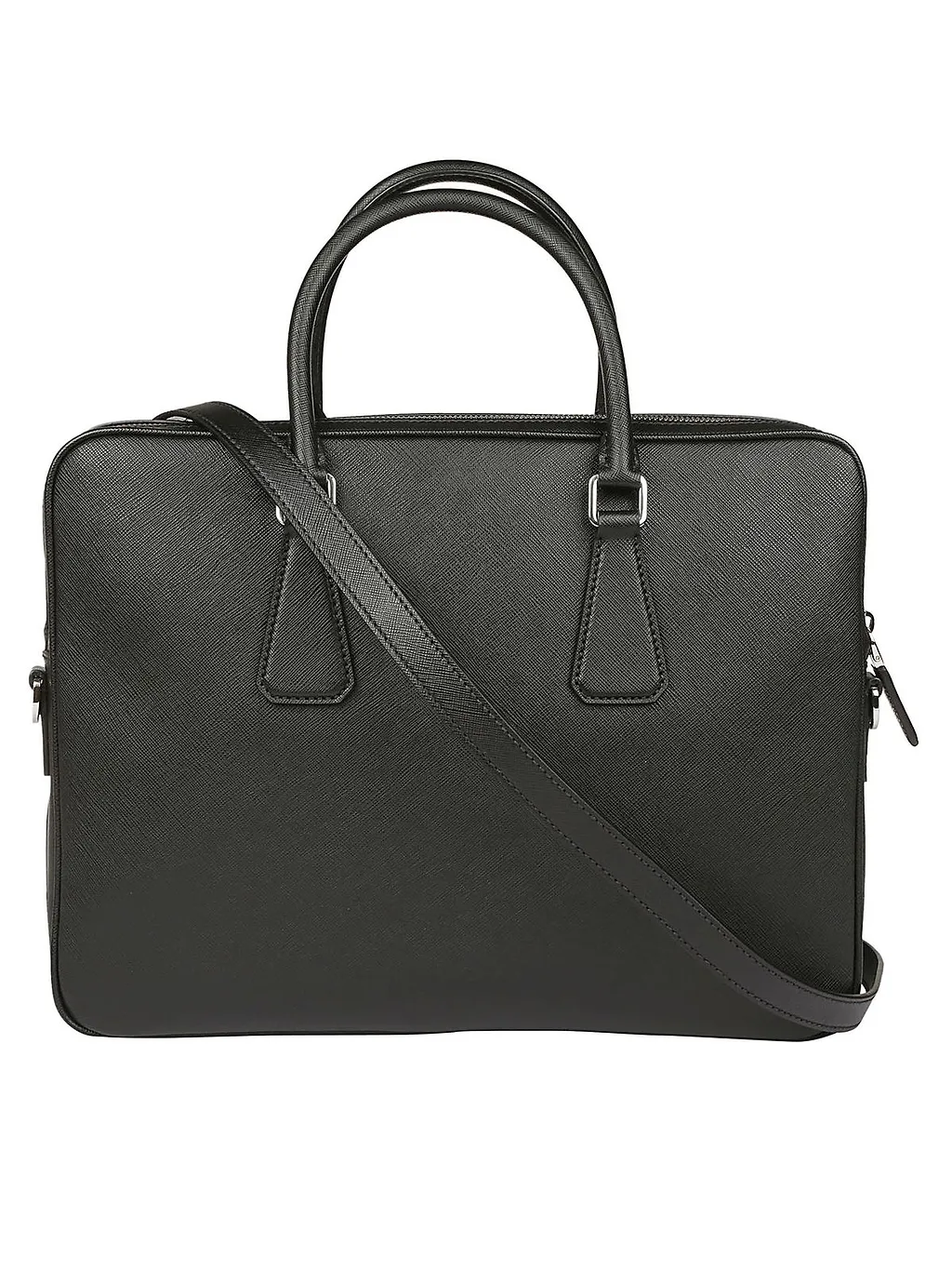 Prada Triangle Logo Briefcase