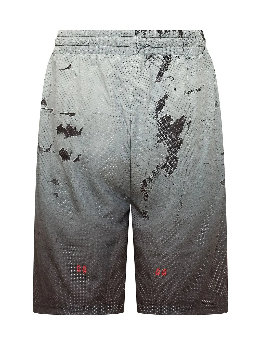 Gradient Print Perforated Shorts