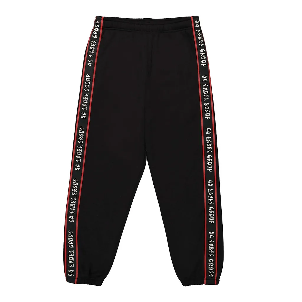 44 Label Group Logo-Stripes Elasticated Waistband Track Pants