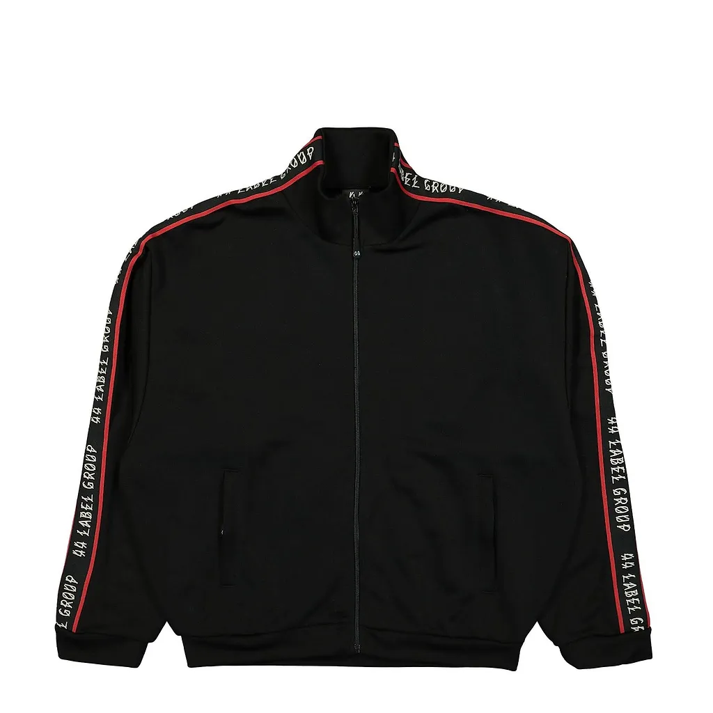 44 Label Group Logo-Tape Zipped Bomber Jacket