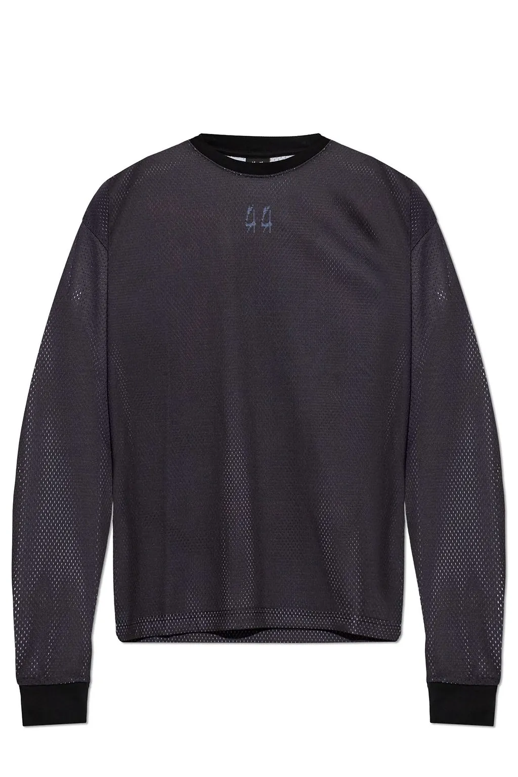 44 Label Group Mesh Logo Long Sleeve T-Shirt