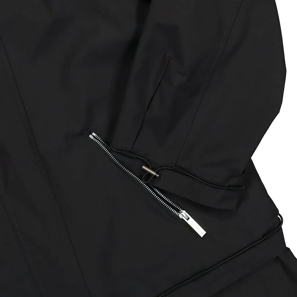 44 Label Group Single-Breasted Layered Trench Coat