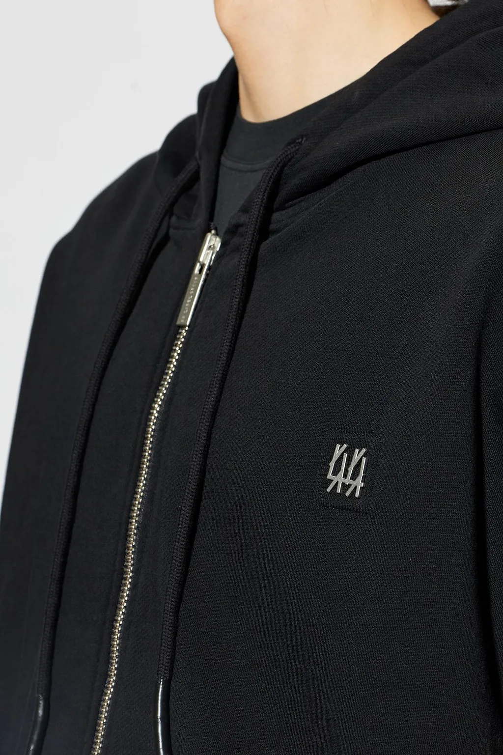 44 Label Group Studded Zip-Up Hoodie