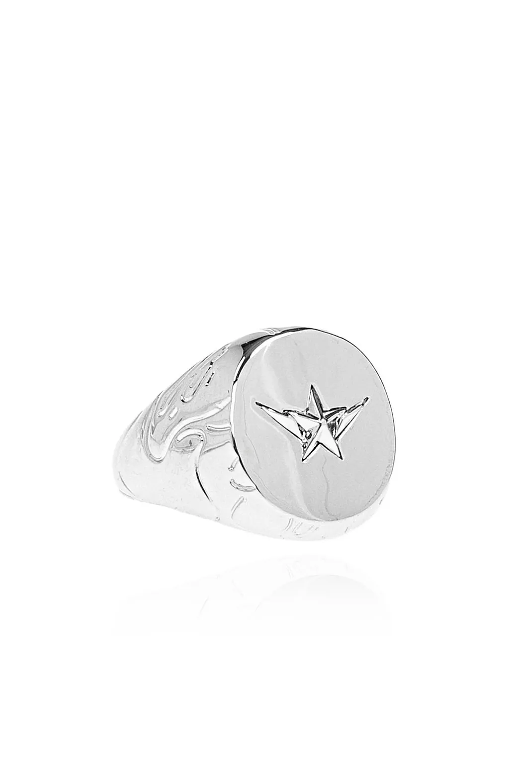 A Bathing Ape® Star Engraved Ring