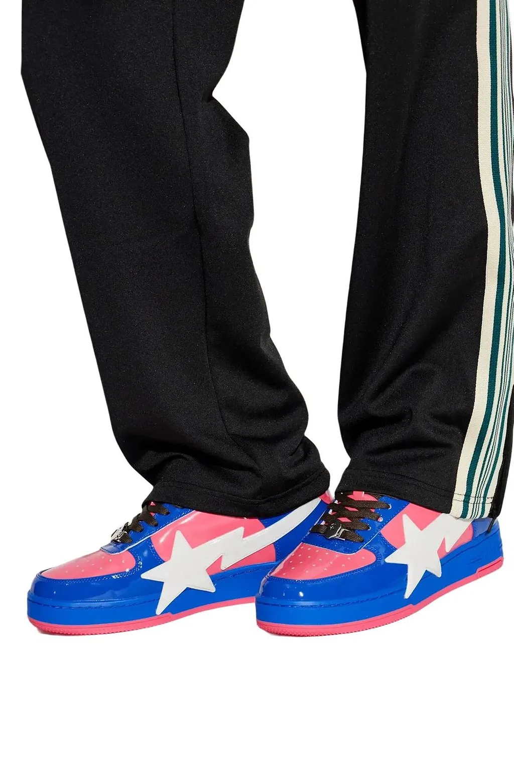 A Bathing Ape® Star Panel Logo Sneakers