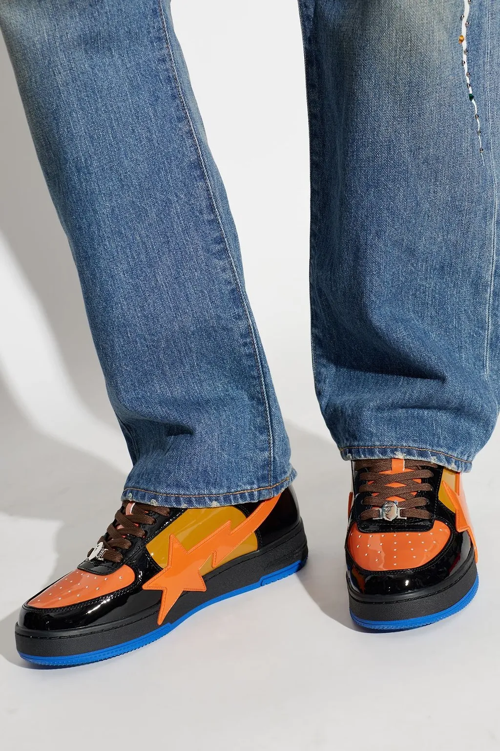 A Bathing Ape® Star Logo Low-Top Sneakers