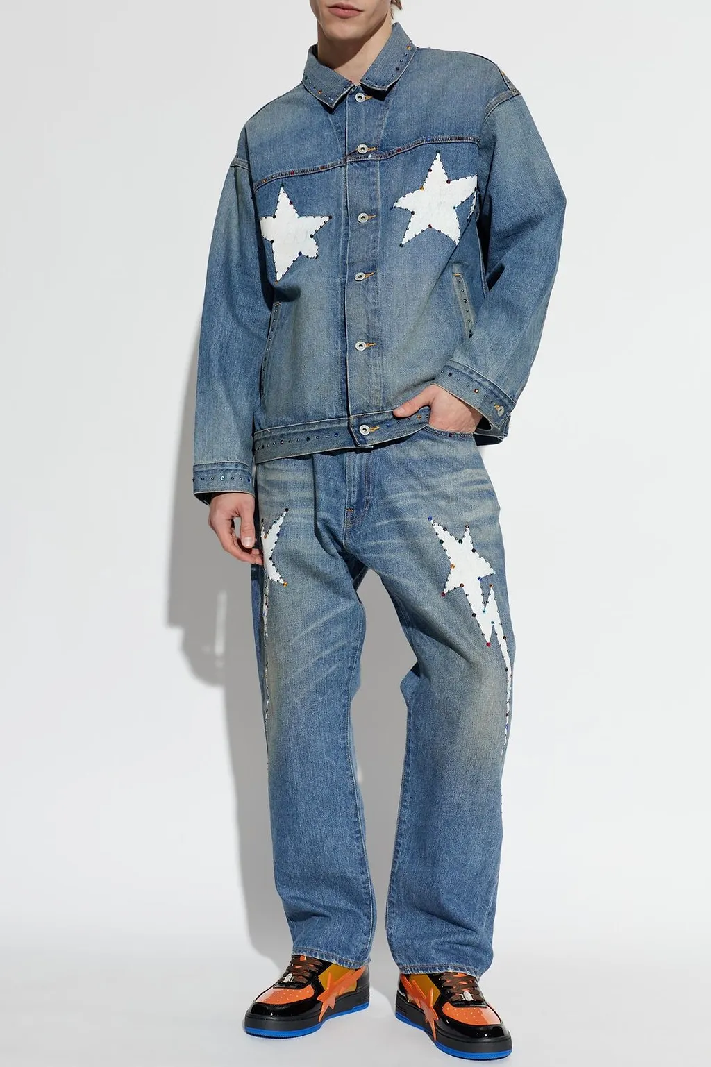 A Bathing Ape® Star Logo Low-Top Sneakers