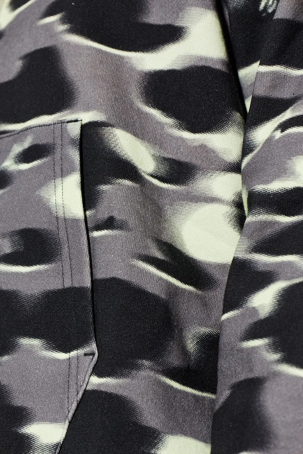 A Bathing Ape® Zip-Up Patterned Hoodie