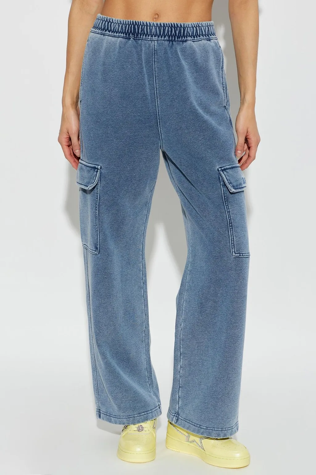 A Bathing Ape® Wide-Leg Cargo Pants