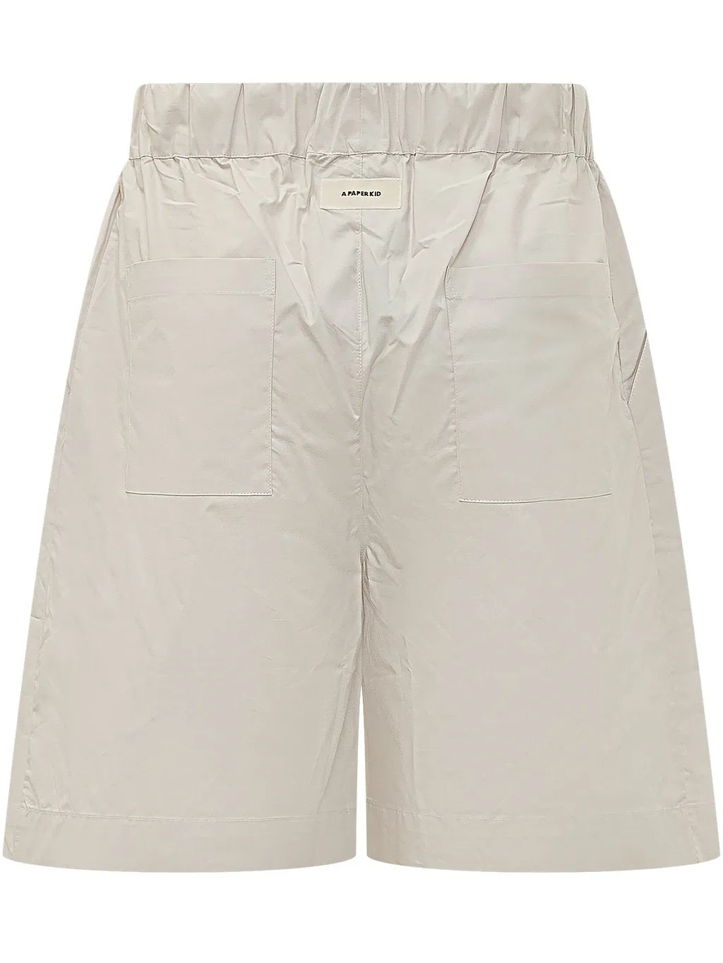 A Paper Kid Elastic-Waist Popeline Shorts